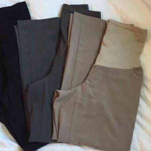NEW Motherhood Maternity Grey Dress Pants