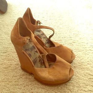 Sam Edelman Suede Platform Wedge