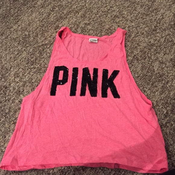 Bright pink tank