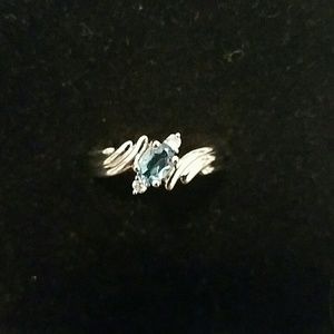 Costume, Blue and Silver ring