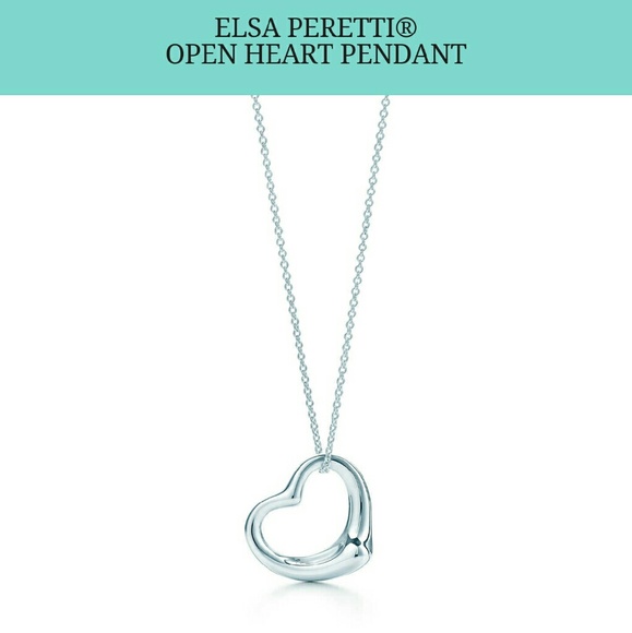 ⬇REDUCED⬇Tiffany & Co. open heart pendant
