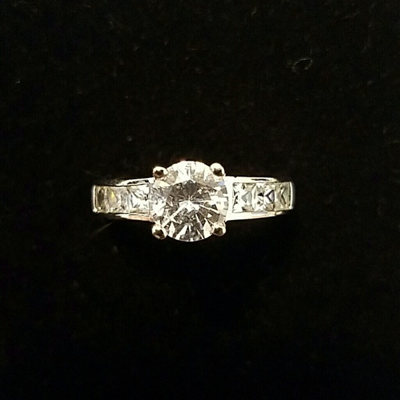 Costume, Diamond and Silver ring
