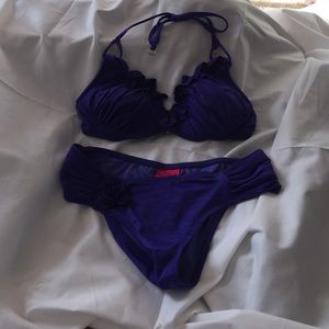 Betsey Johnson Purple Bikini