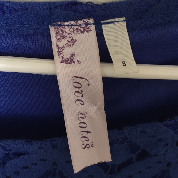 Royal blue lace dress size small - Picture 4 of 4