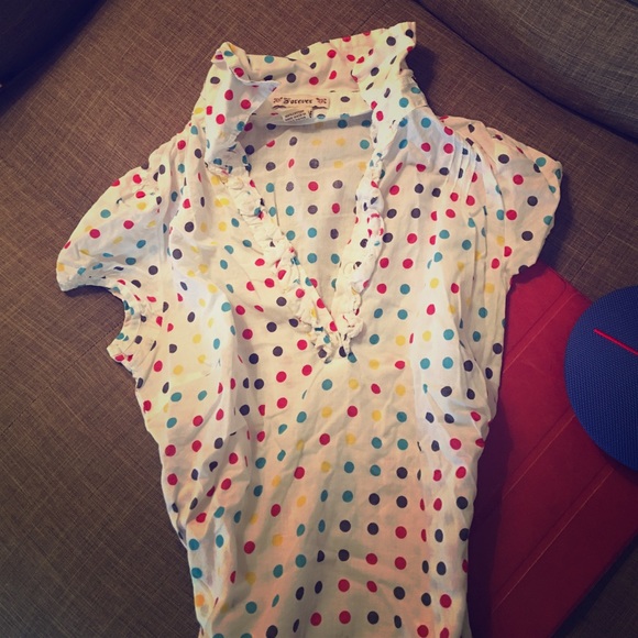 Bright and flirty forever 21 collared shirt.