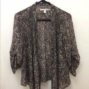 Lauren Conrad flower blouse