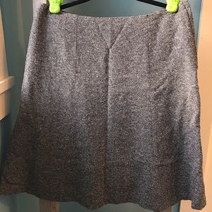 Black and White Tweed Skirt