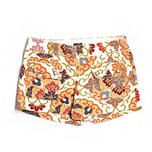 NWOT J Crew Floral Shorts Sz 0