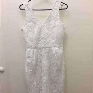ModCloth white lace dress