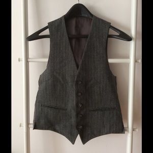 Vintage Grey tailored vest
