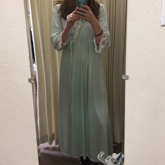 Vintage green robe