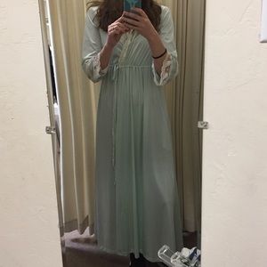 Vintage green robe