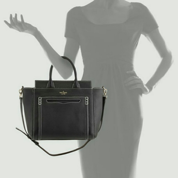Kate spade black leather bag