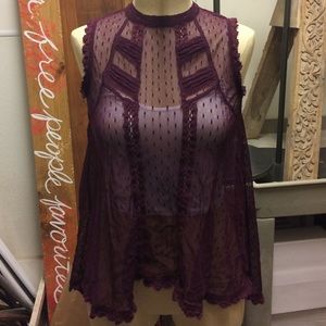 Free people lace tanks size xs