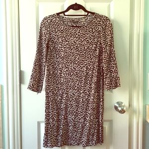 Leopard shift dress