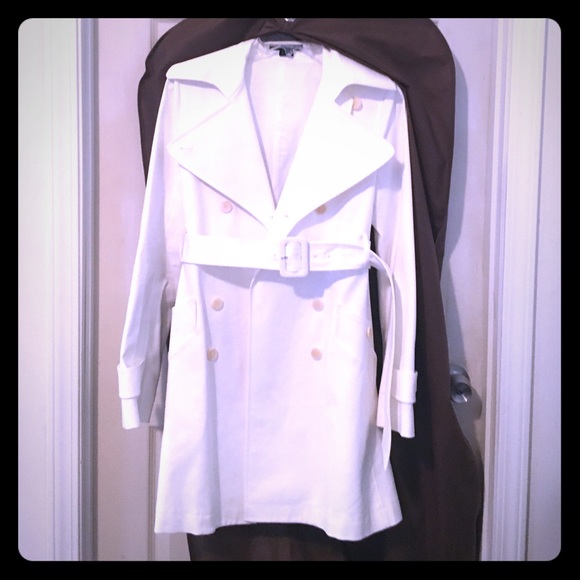 Ladies White Overcoat by Theory