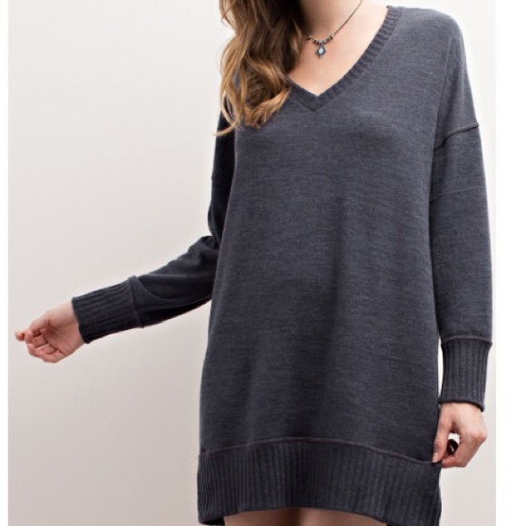 *Coming Soon*Charcoal blue Sweater Dress