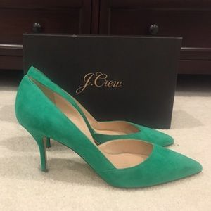 J.Crew Colette suede d'Orsay pump