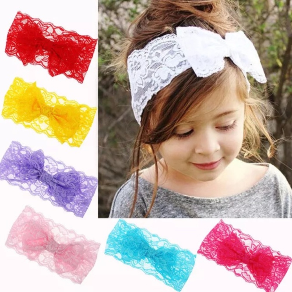 Lace Bow Headband