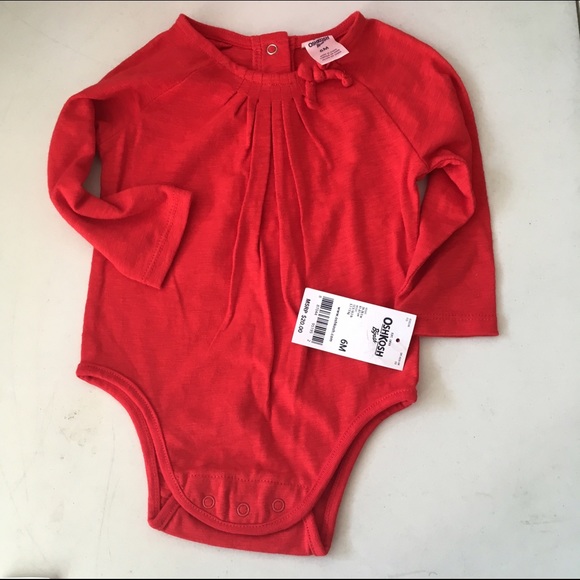 Lot of 3 6 months Osk Kosh Onsies NWT Long Sleeve - Picture 2 of 4