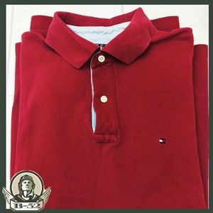 Tommy Hilfiger Polo Burgundy M