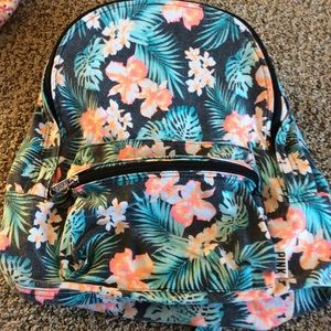 Victoria's Secret PINK Hawaiian floral backpack