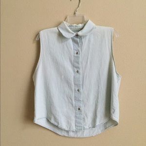 American Apparel denim top