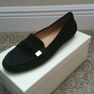 Coach Frida Suede Black Driving loafer Size 8M