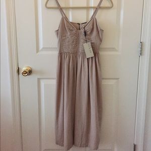 Burberry Brit blush sleeveless dress.