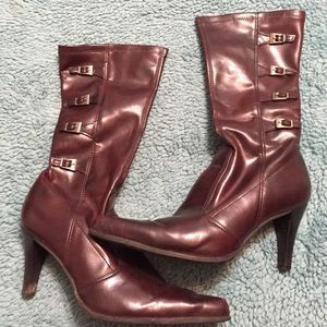 Burgundy Boots