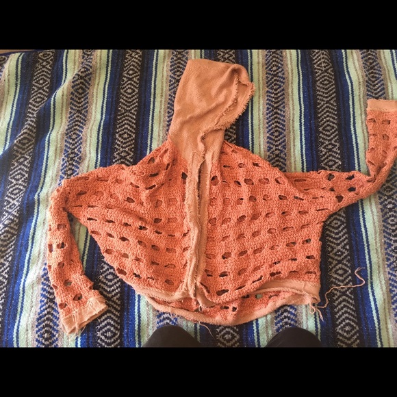 Free People Zip Up Sweater