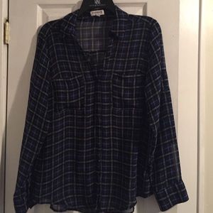 Express plaid portofino shirt