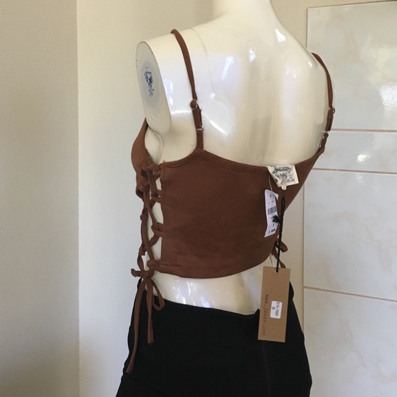 Jaase faux suede top - Picture 2 of 2
