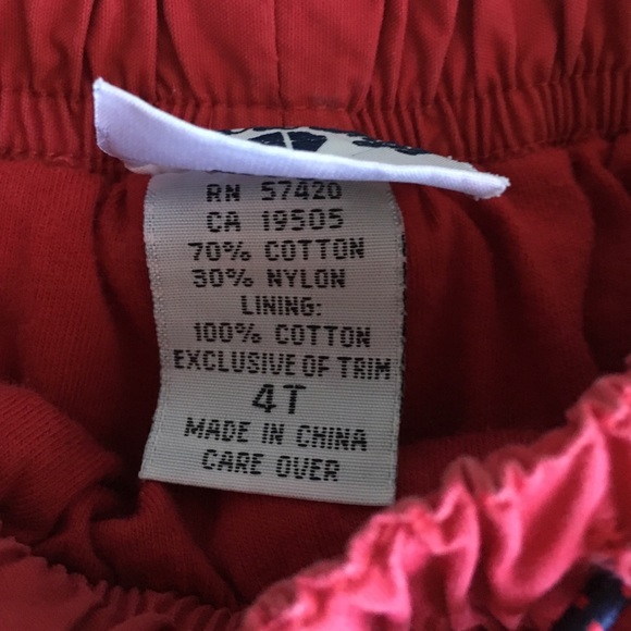 Red Wind Pants - Picture 2 of 4