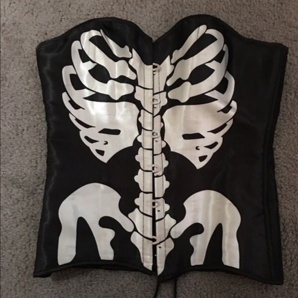 Skeleton corset