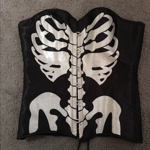 Skeleton corset