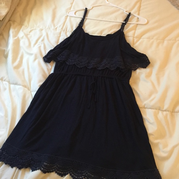 Navy blue summer dress