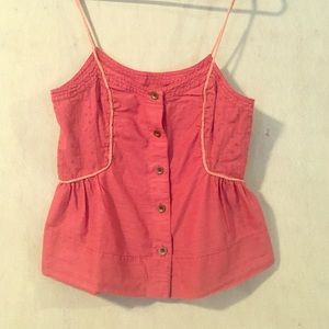 Rustic pink tank top
