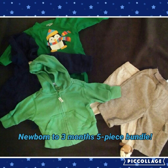 Baby boy five-piece bundle!