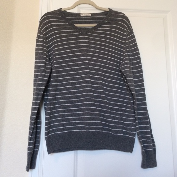 Cotton and cashmere JCrew V neck sweater