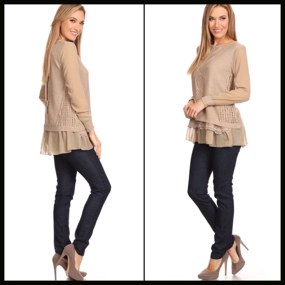 KNIT, CROCHET LACE AND CHIFFON last 1 - Picture 6 of 7