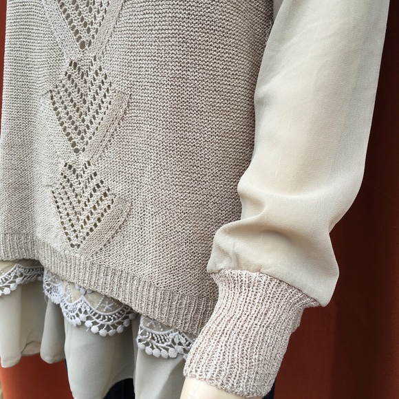 KNIT, CROCHET LACE AND CHIFFON last 1 - Picture 4 of 7