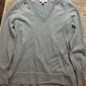 Gray cashmere sweater