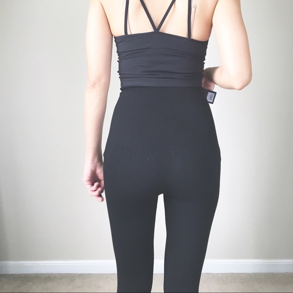 SALE quality high waist black leggings. Contouring - Picture 3 of 3
