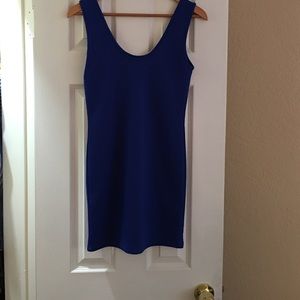 Royal blue micro dress