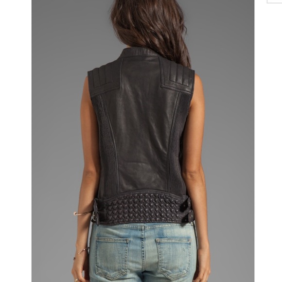 Maison Scotch 100% leather vest - Picture 2 of 4