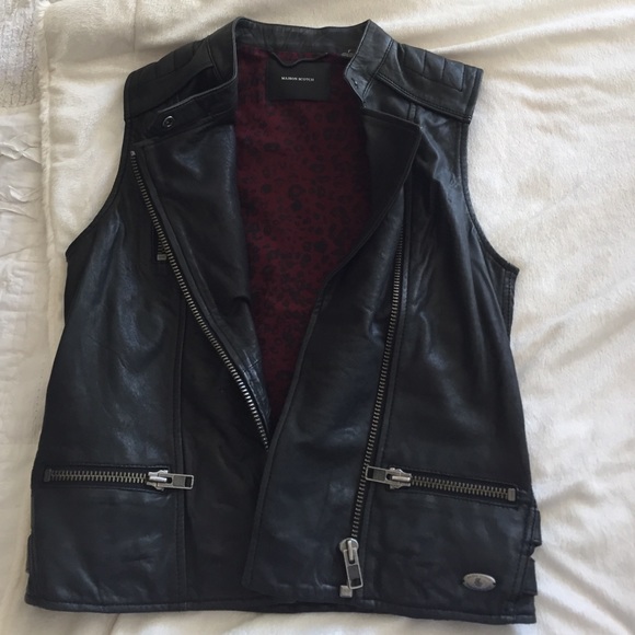 Maison Scotch 100% leather vest - Picture 3 of 4