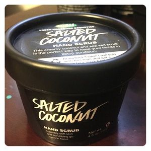 LUSH salted coconut handscrub