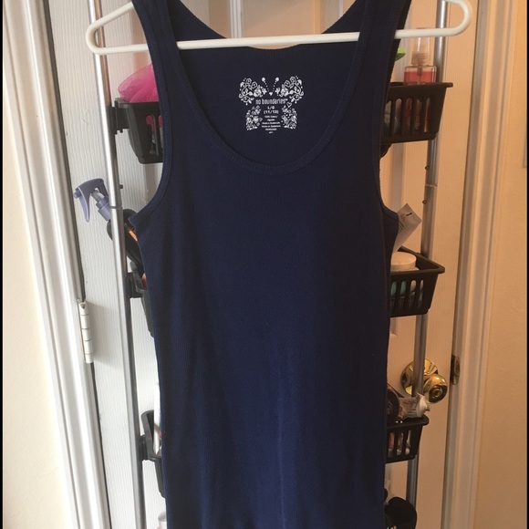 Blue tank top