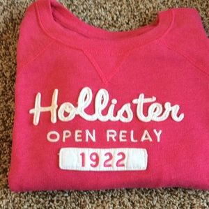 Hollister 3/4 sleeve crew sweatshirt